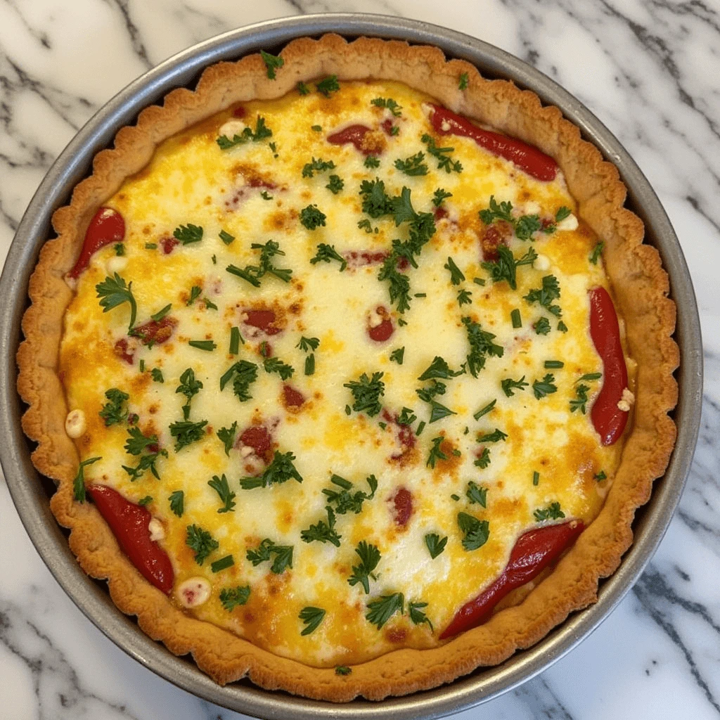 Golden Crab Quiche with Flaky Crust and Creamy Filling