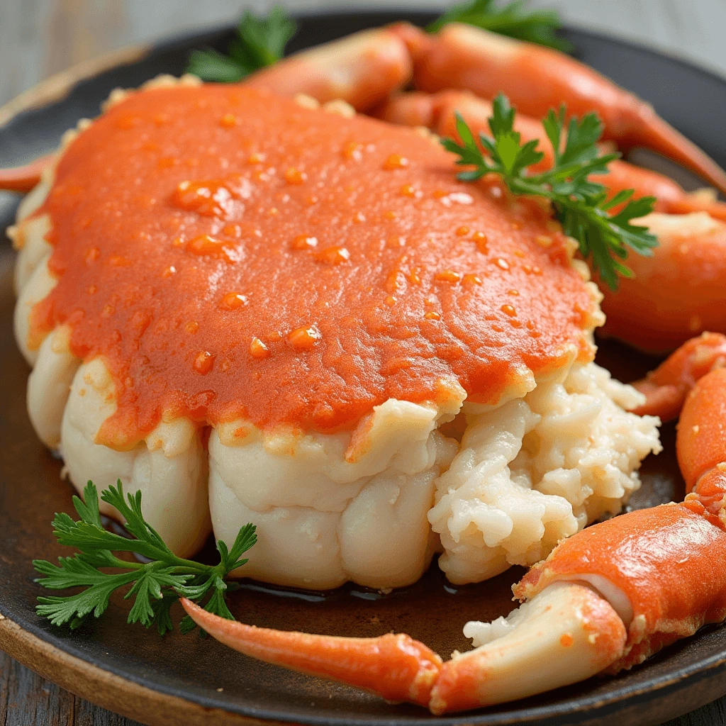 Fresh Dungeness Crab Meat Ready to Be Cooked