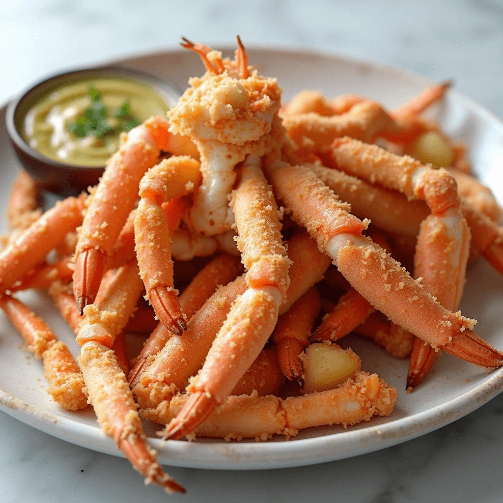 "Fresh Snow Crab Legs Cooked to Perfection"